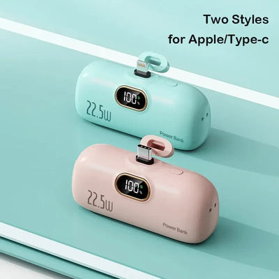 🎉Last day 50% Off⏰5000mAh Mini Portable Charger Power Bank for phone🔋