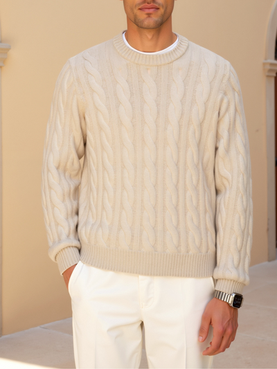 Cashmere Cable Knit Sweater