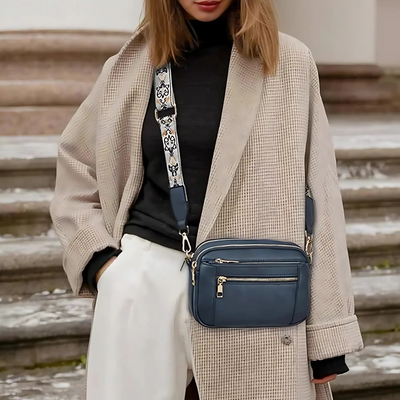 Pattern Strap Crossbody Bag