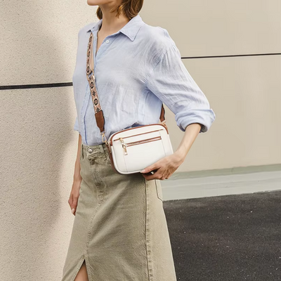 Pattern Strap Crossbody Bag