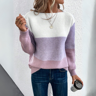 Chiara | Cozy and Stylish Patchwork Sweater