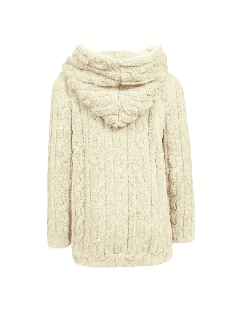 Genia | Hooded Full-Zip Sweater