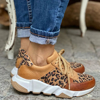 Krishna | Comfortable Leopard Sneakers
