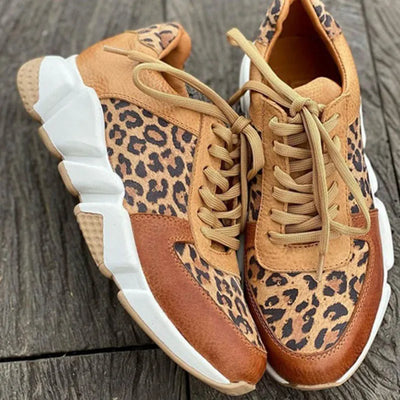 Krishna | Comfortable Leopard Sneakers