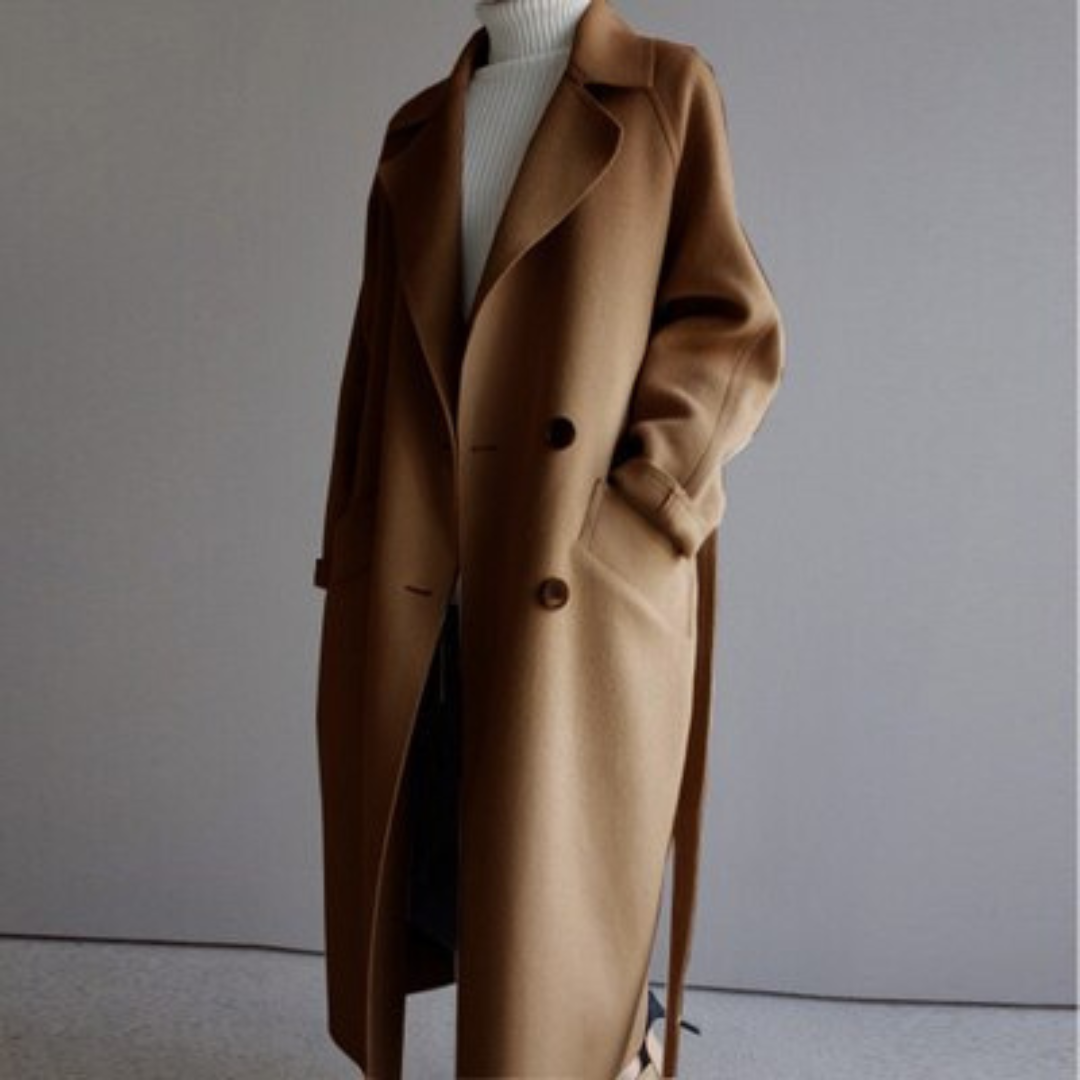 Ivory | Stylish Long Coat