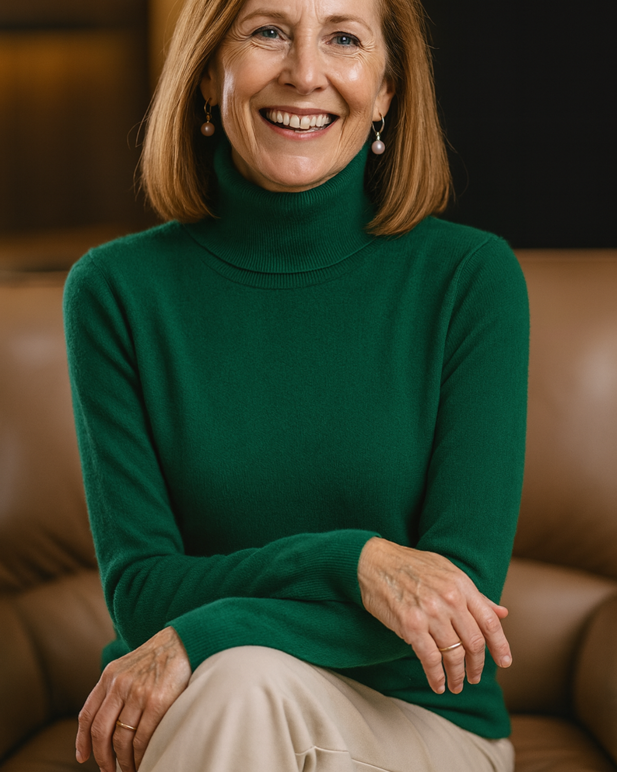 Amara London | Cashmere Turtleneck Sweater