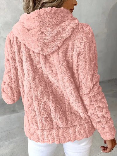 Genia | Hooded Full-Zip Sweater