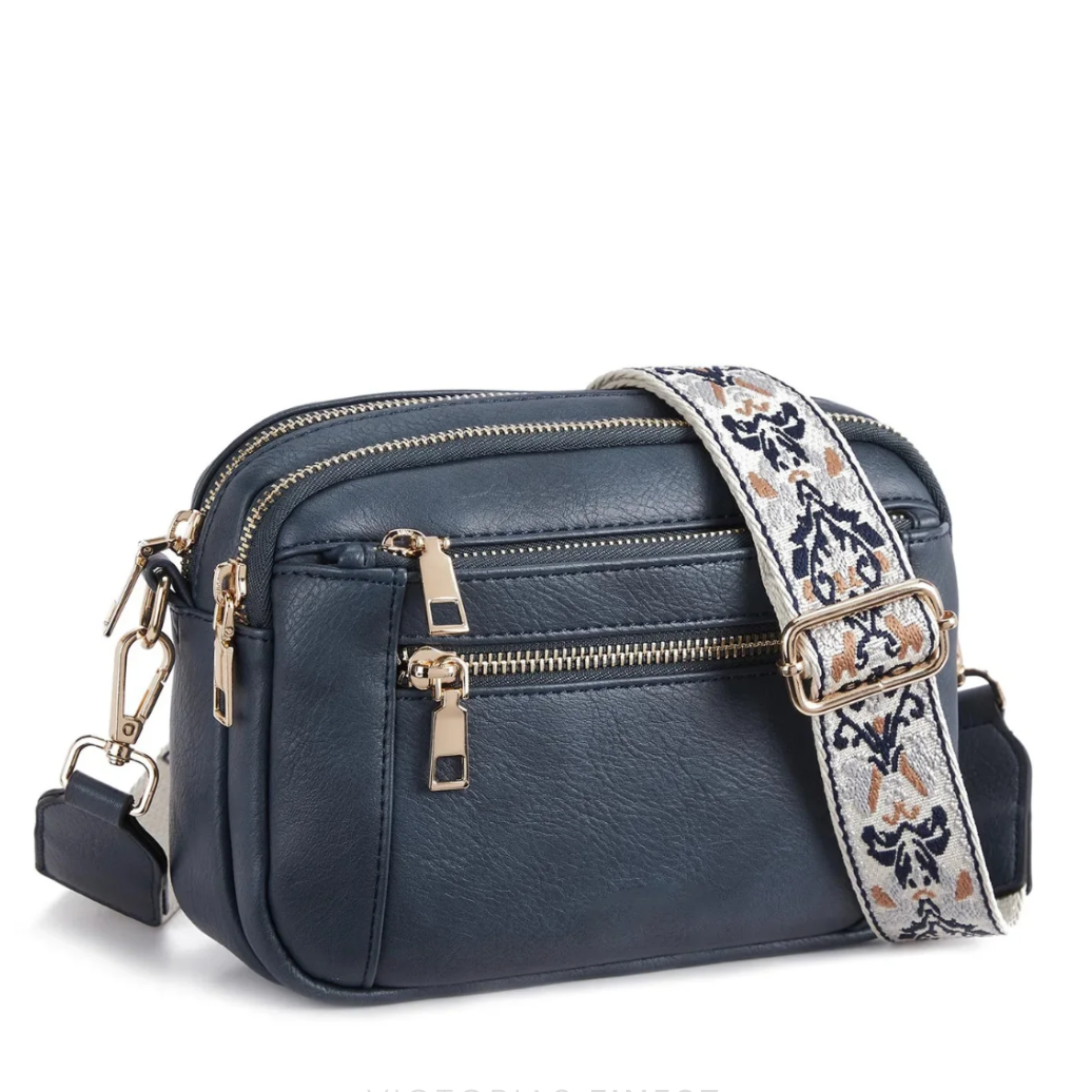 Pattern Strap Crossbody Bag