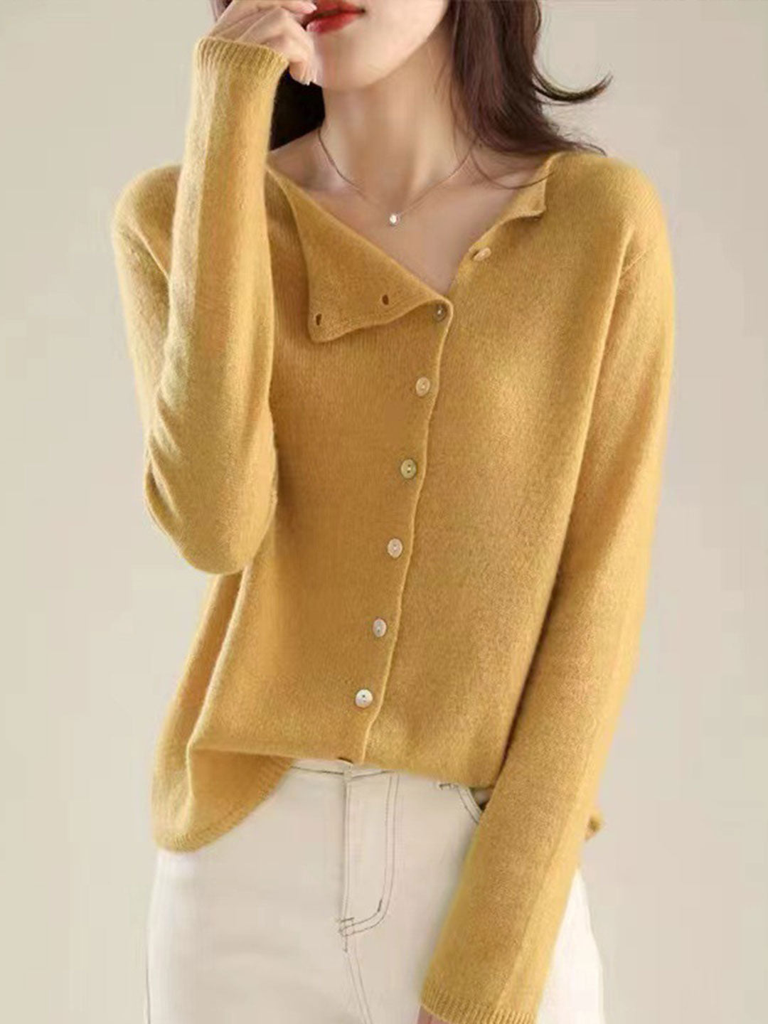 Ynessa | Chic and Comfy Button-Up Cardigan