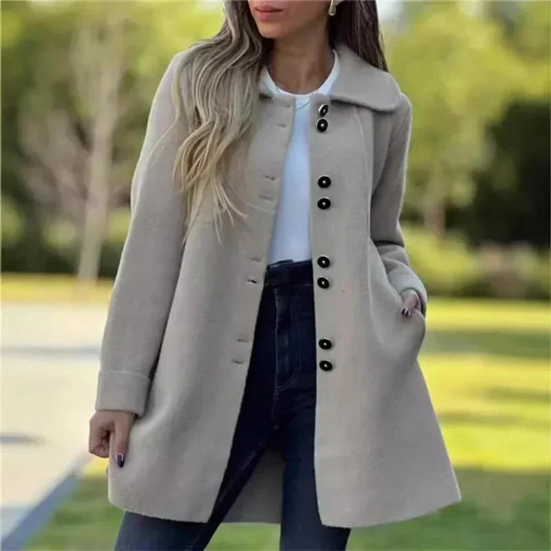 Melisma | Stylish Button-Front Coat