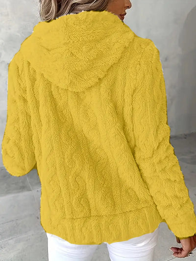 Genia | Hooded Full-Zip Sweater