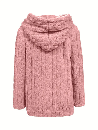 Genia | Hooded Full-Zip Sweater