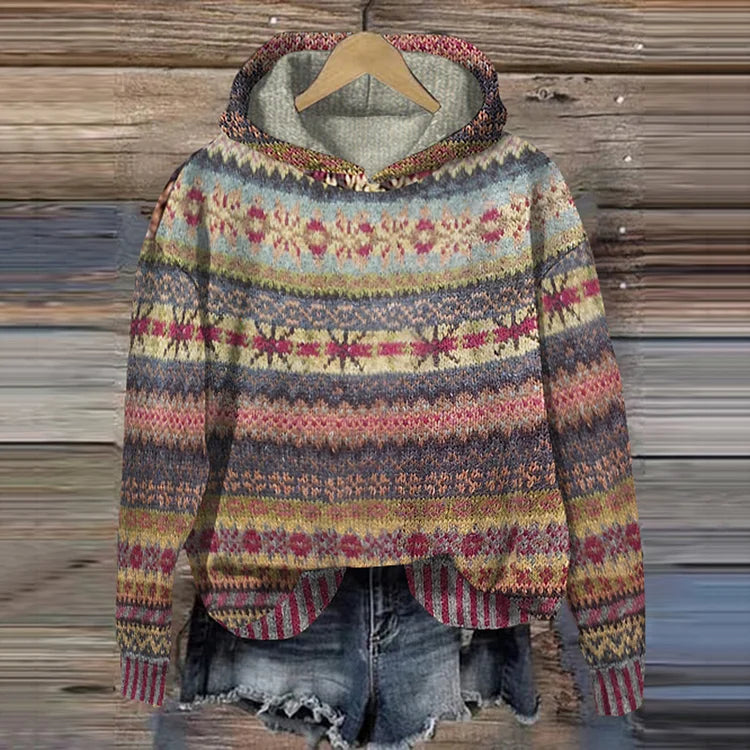 winston - Ethnic Retro Hoodie