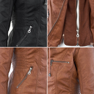 Chantal | Elegant Edge Zip-Up Jacket