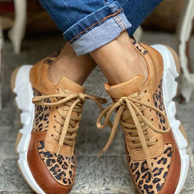 Krishna | Comfortable Leopard Sneakers