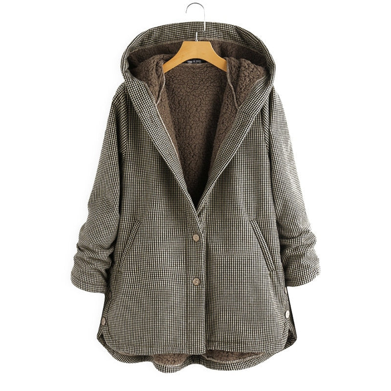 Agatha | Stylish Warmth Hooded Jacket