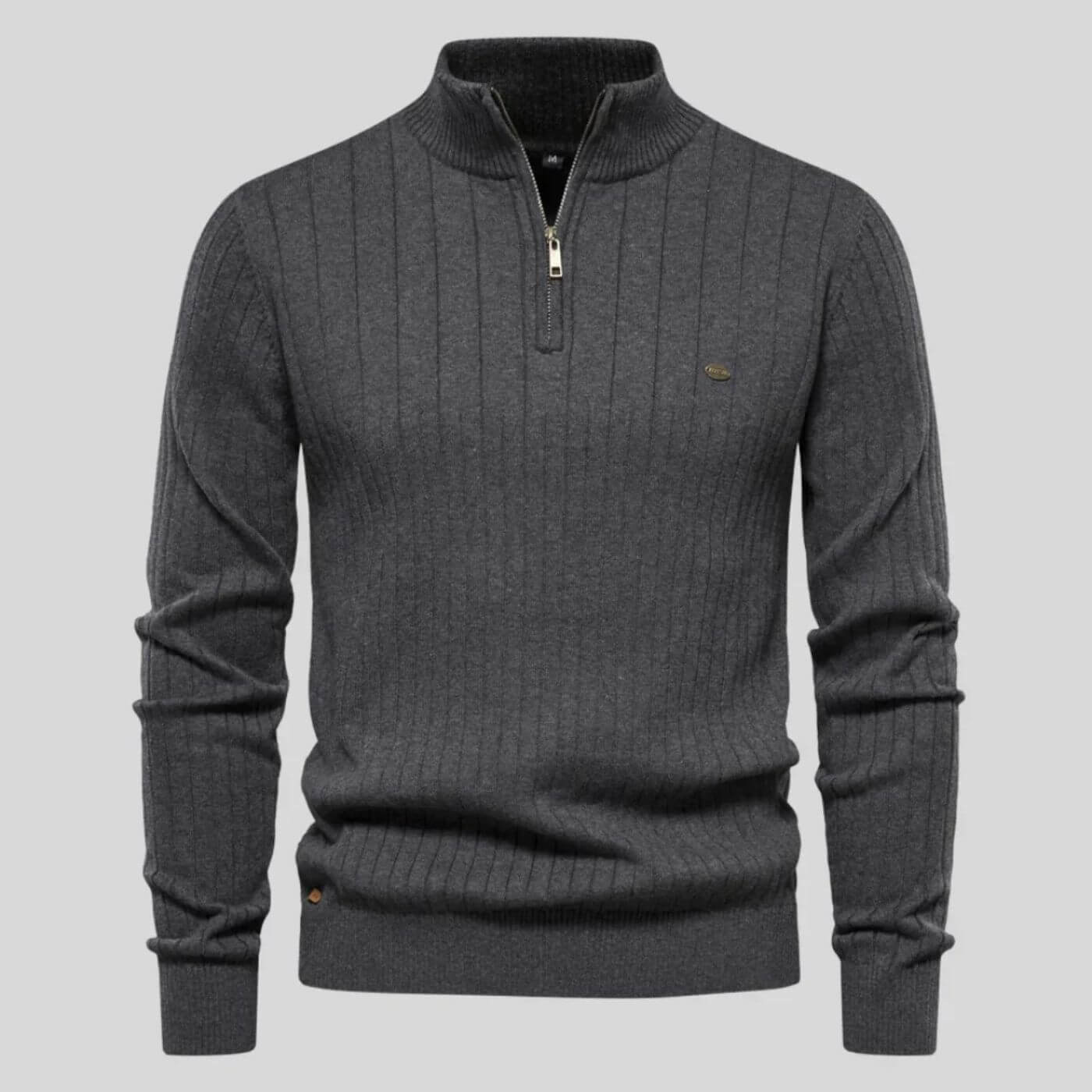 Asher | Refined Comfort Ribbed Sweater