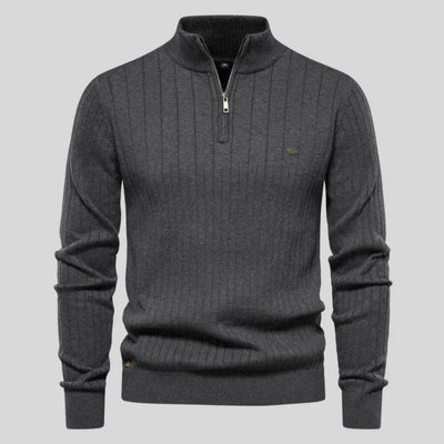 Asher | Refined Comfort Ribbed Sweater