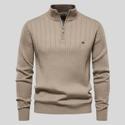 Asher | Refined Comfort Ribbed Sweater