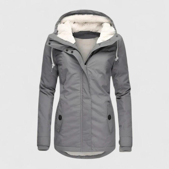 Elayne | Elegant All-Weather Hooded Jacket