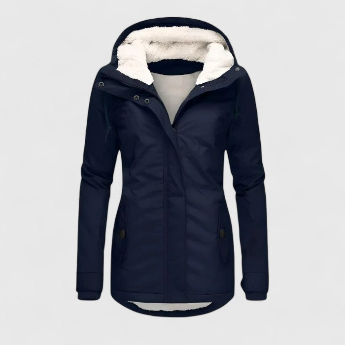 Elayne | Elegant All-Weather Hooded Jacket