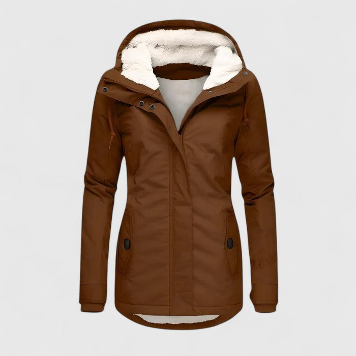 Elayne | Elegant All-Weather Hooded Jacket