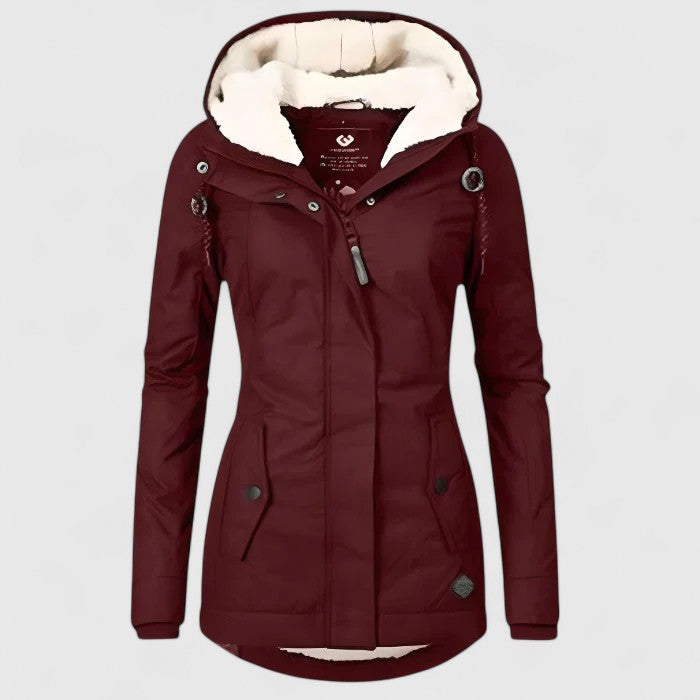 Elayne | Elegant All-Weather Hooded Jacket