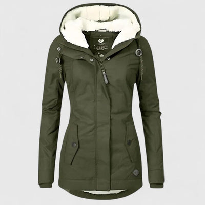 Elayne | Elegant All-Weather Hooded Jacket