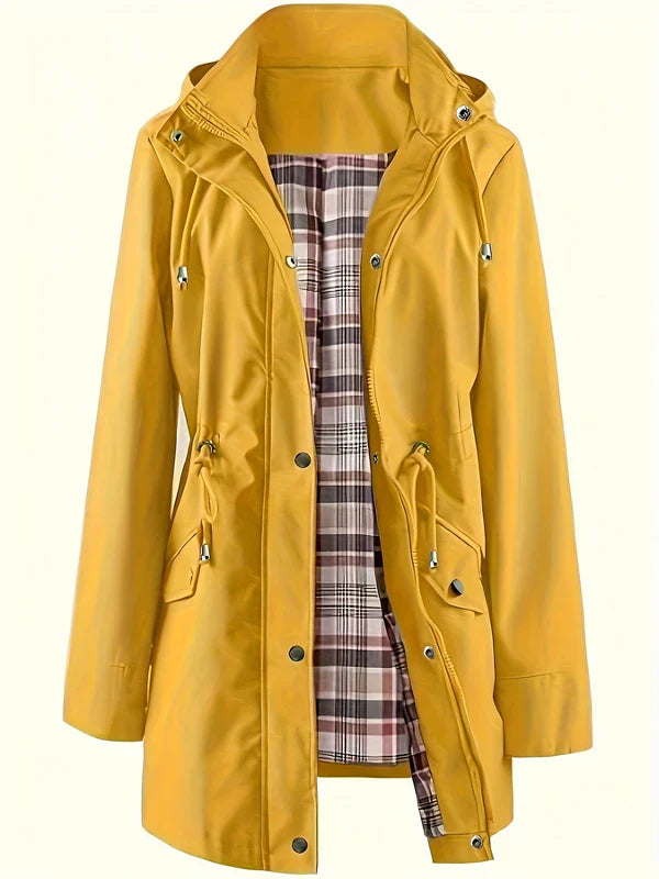 🔥Limited Hot Sale 50% OFF🎁🧥3-in-1 Plaid Waterproof Jacket for Women– Rain, Wind & Cold, All Covered