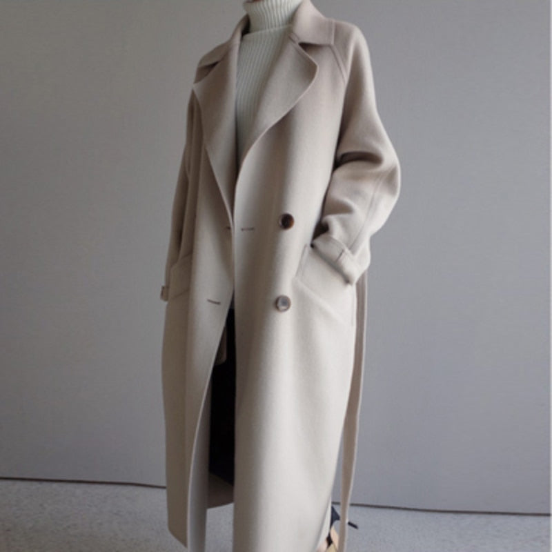 Ivory | Stylish Long Coat