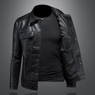 Adrien | Classic Men’s Faux Leather Jacket
