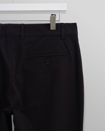 Alp - Black Seersucker Trousers