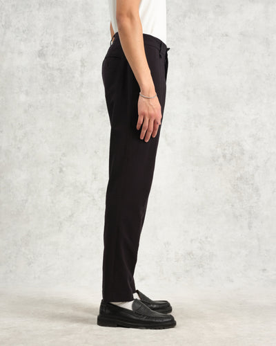 Alp - Black Seersucker Trousers