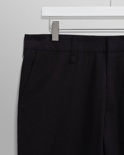 Alp - Black Seersucker Trousers