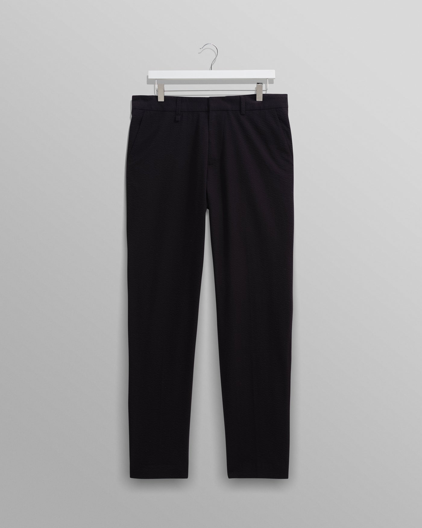 Alp - Black Seersucker Trousers