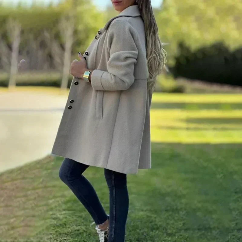 Melisma | Stylish Button-Front Coat