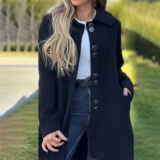Melisma | Stylish Button-Front Coat