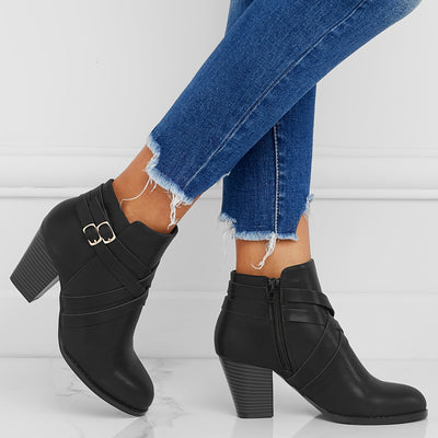 Orabella | Stylish Heeled Ankle Boots