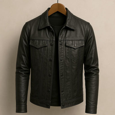 Adrien | Classic Men’s Faux Leather Jacket