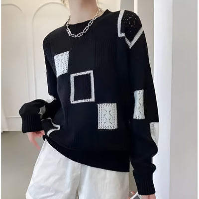 Clarida | Elegant Crew Neck Sweater