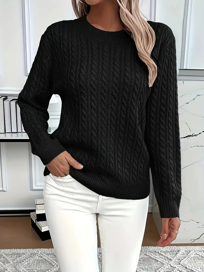 winston – Ladies' Cable Knit Jumper