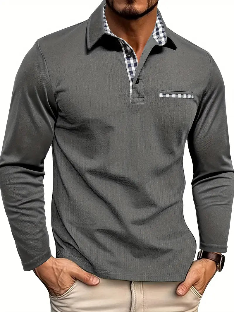 Tristan | Smart Casual Long-Sleeve Polo