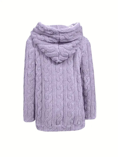 Genia | Hooded Full-Zip Sweater