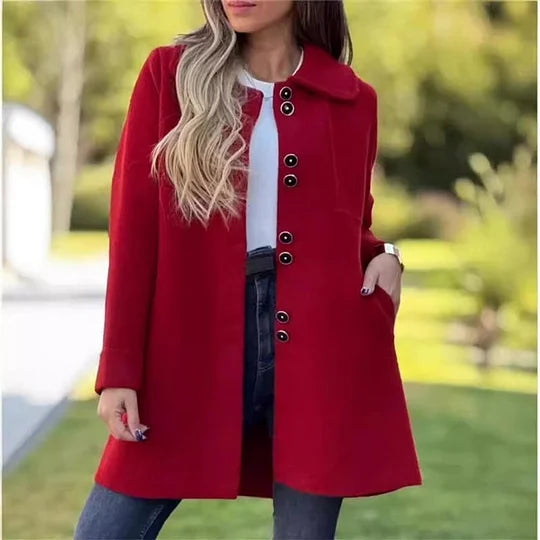 Melisma | Stylish Button-Front Coat