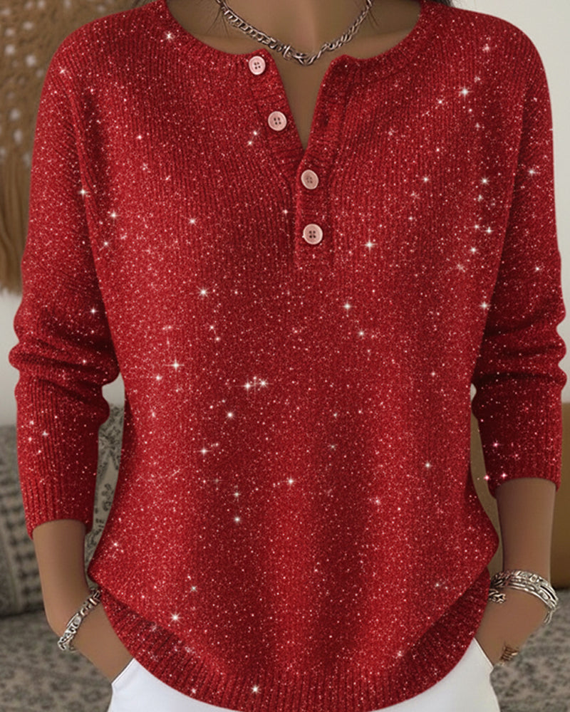 BIRGIT | ELEGANT SWEATER WITH BUTTONS
