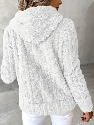Genia | Hooded Full-Zip Sweater