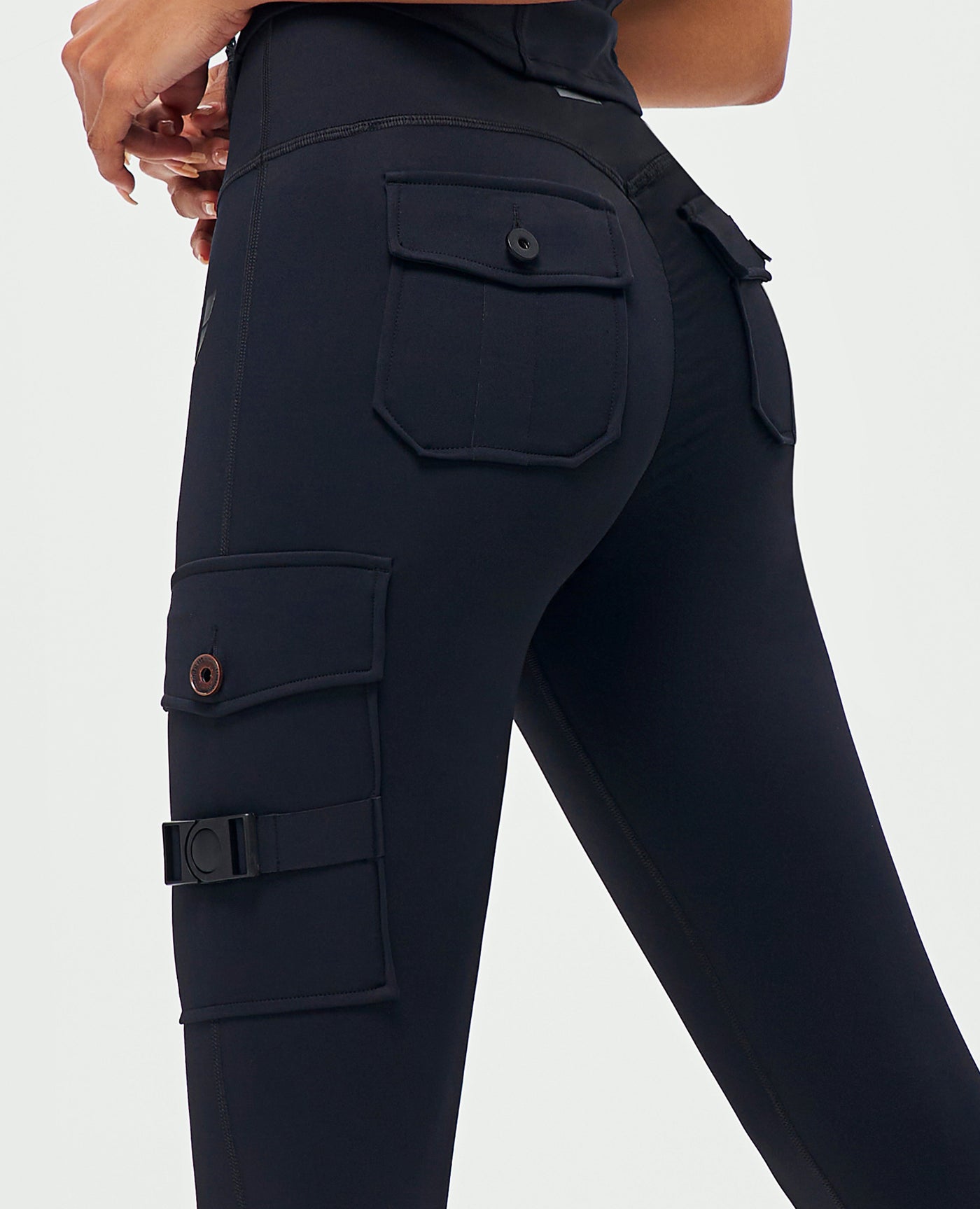 Leggings for strength training - Black