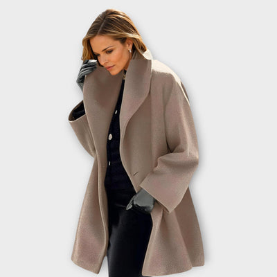Elviana | Elegant Windproof Coat