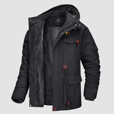 🔥 LAST DAY PROMOTION - 50%OFF 🔥Men's Winter Drawstring Cotton Military Driver Jacket - Comfort and Style Combined